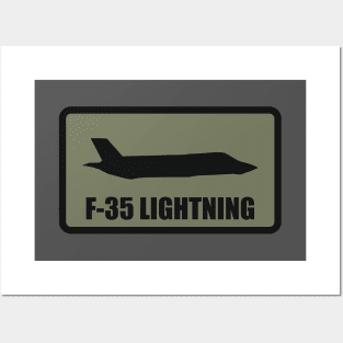 F-35 Lightning II Patch (subdued) Posters and Art